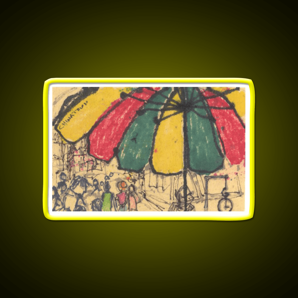 Chinatown Umbrella Asian Cultural Led Neon Sign Rgb Color - Shineneon
