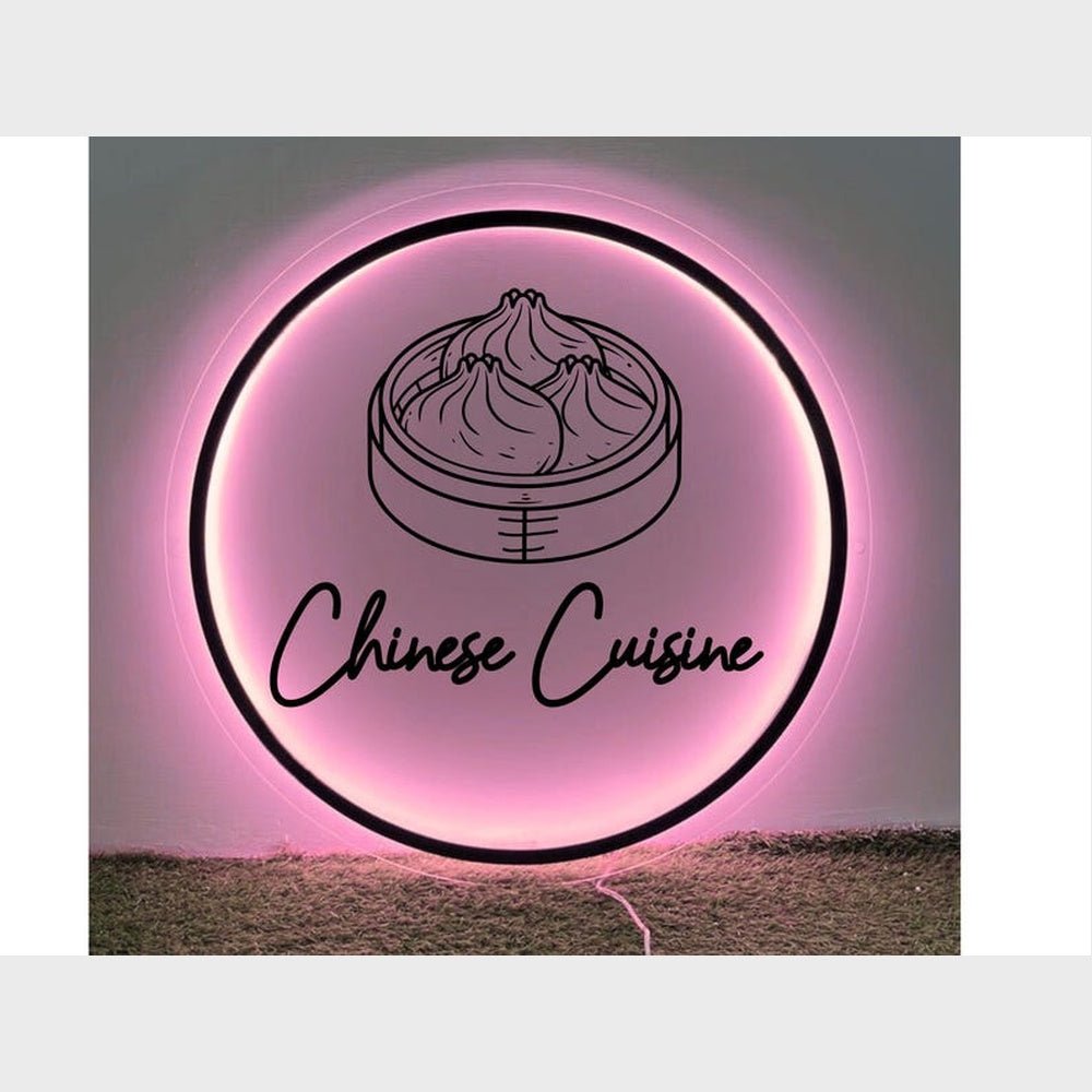 Chinese Cuisine Acrylic Business Logo Sign - Shineneon