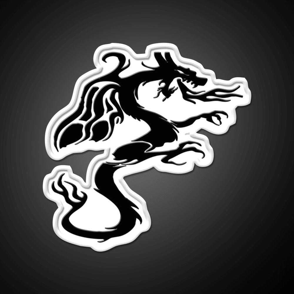 Chinese Dragon Asian Cultural Led Neon Sign Rgb Color - Shineneon