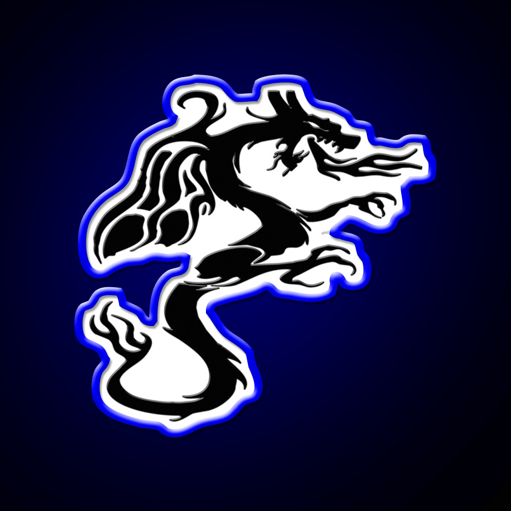 Chinese Dragon Asian Cultural Led Neon Sign Rgb Color - Shineneon