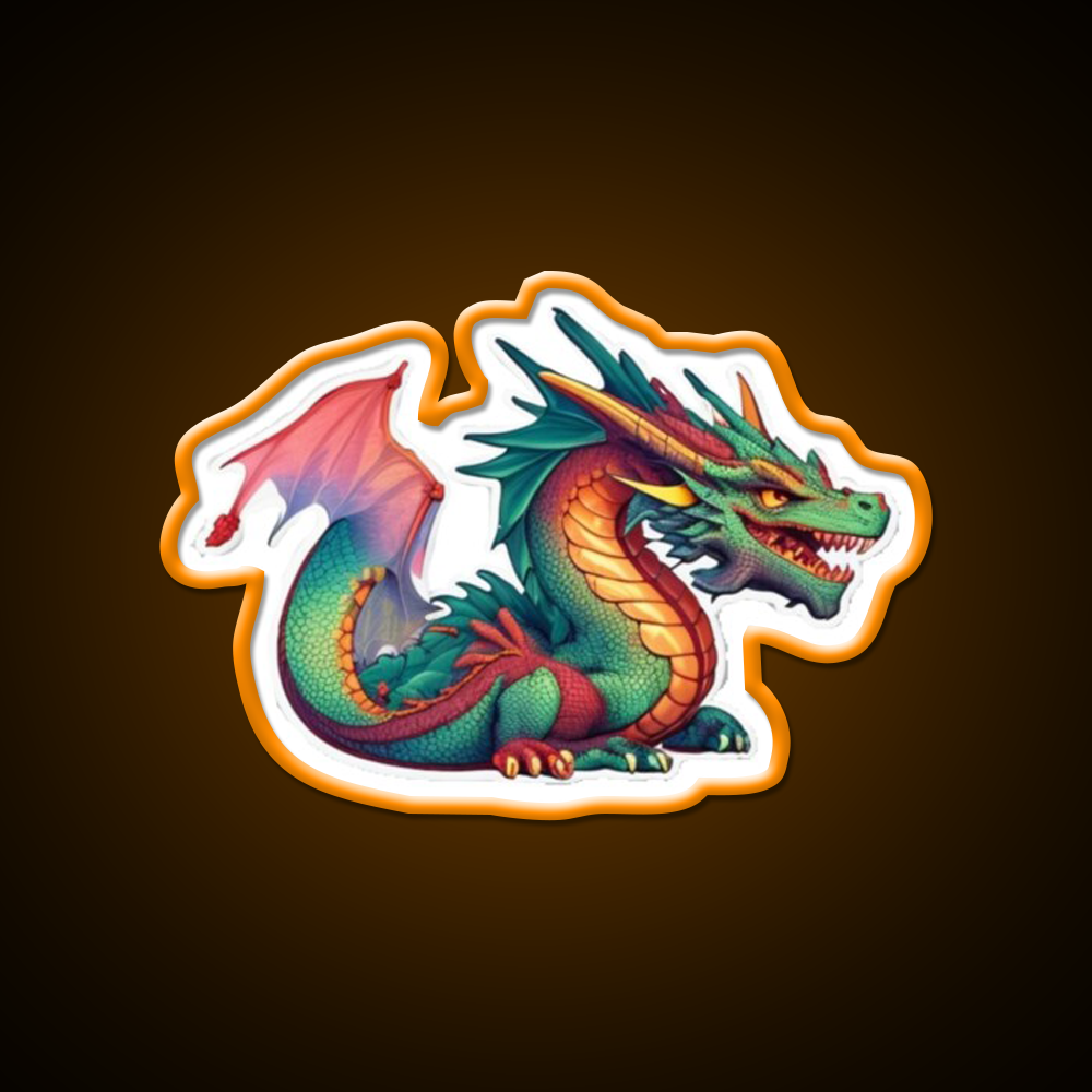 Chinese Dragon Asian Cultural Led Neon Sign Wall Art Rgb Color - LED neon sign view 6