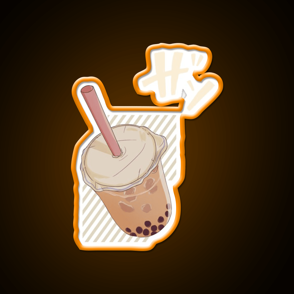 Chinese Food Bubble Tea Led Neon Sign Chinese Food Rgb Color - Shineneon