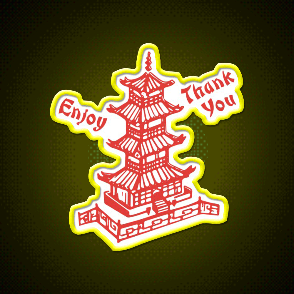 Chinese Food Take Out Led Neon Sign Chinese Food Rgb Color