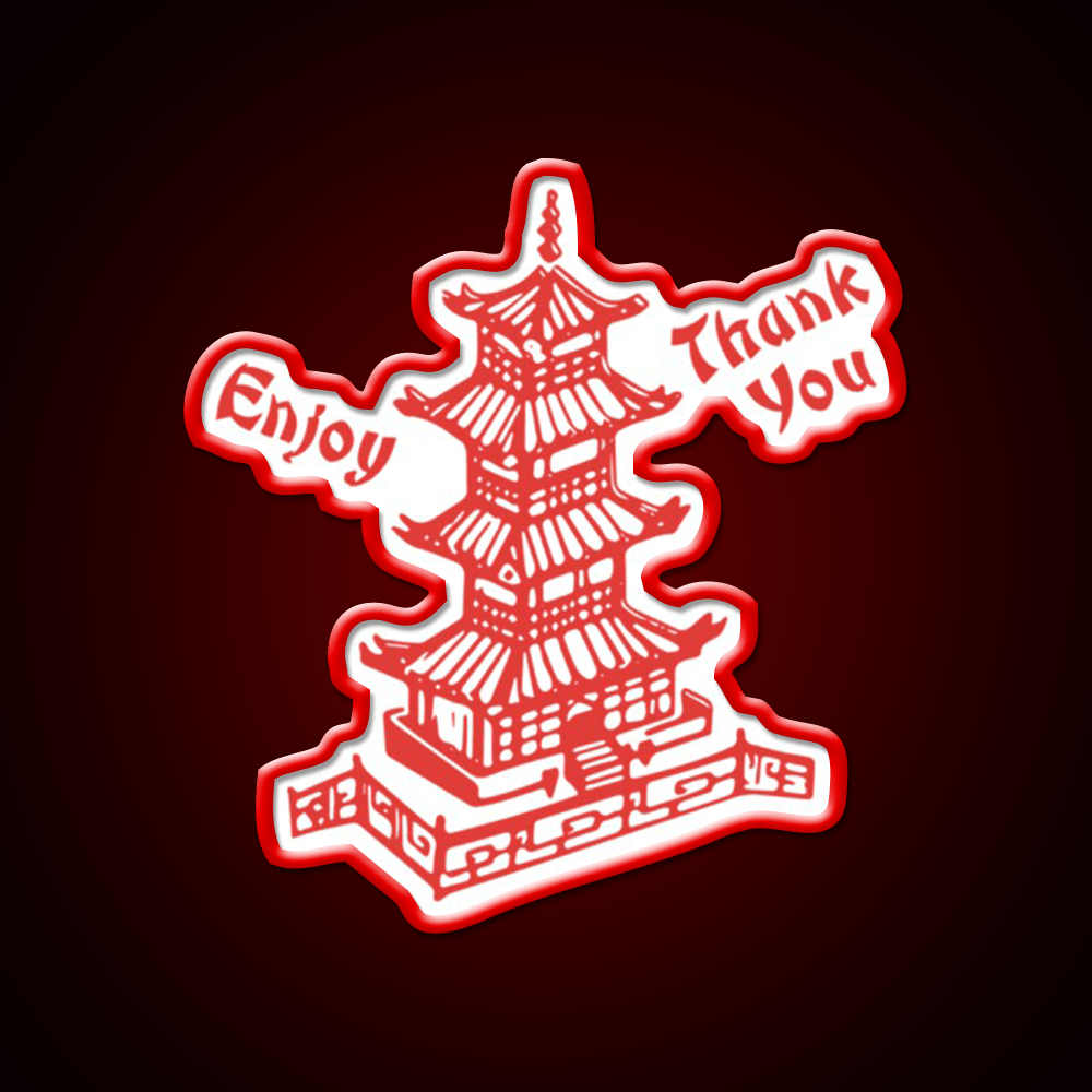 Chinese Food Take Out Neon Sign Led Neon Sign Chinese Food Rgb Color - Shineneon