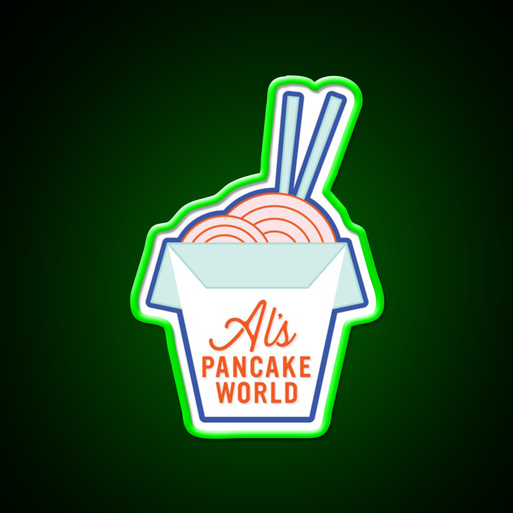 Chinese Food Takeout Led Neon Sign Chinese Food Rgb Color