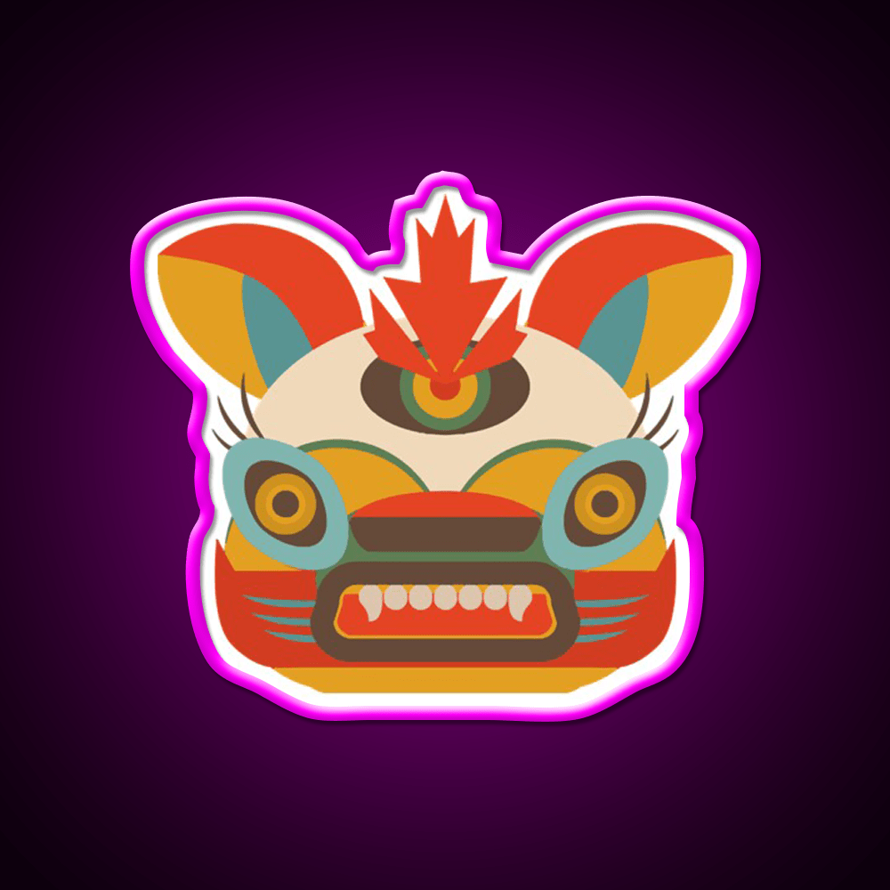 Chinese Monster Led Neon Sign Chinese Food Rgb Color - Shineneon