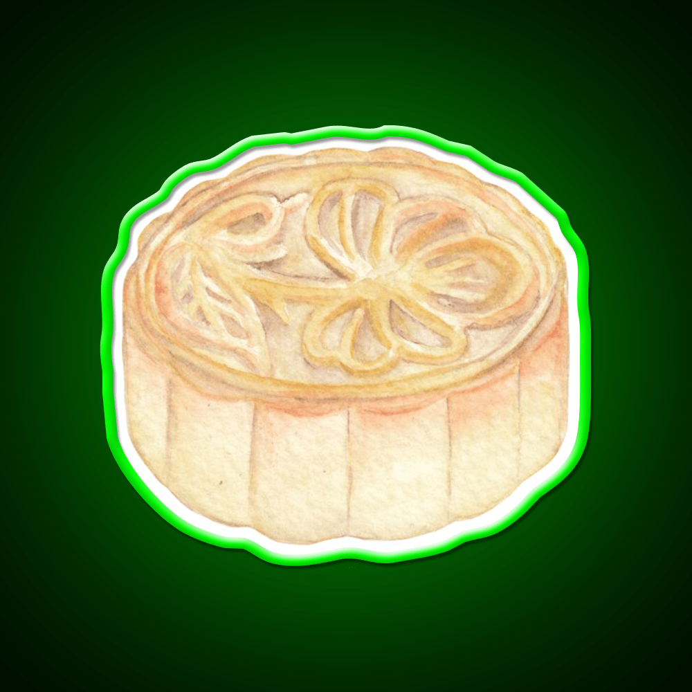 Chinese Mooncake Snack Food Led Neon Sign Rgb Color - Shineneon