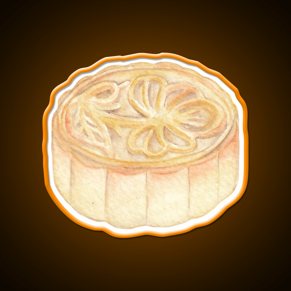 Chinese Mooncake Snack Food Led Neon Sign Rgb Color - Shineneon