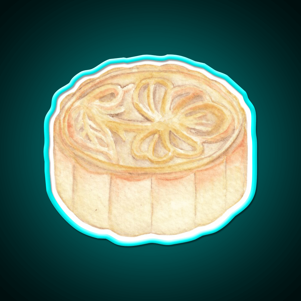 Chinese Mooncake Snack Food Led Neon Sign Rgb Color - Shineneon