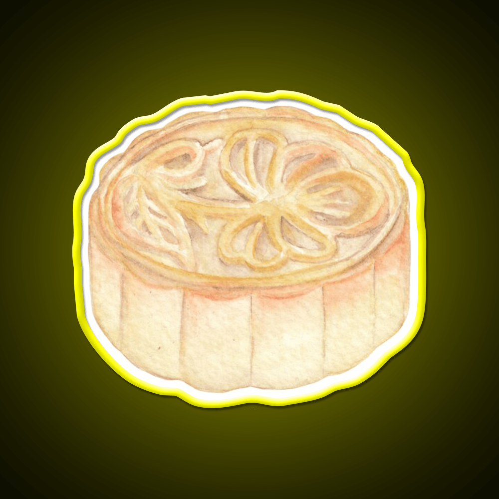 Chinese Mooncake Snack Food Led Neon Sign Rgb Color - Shineneon
