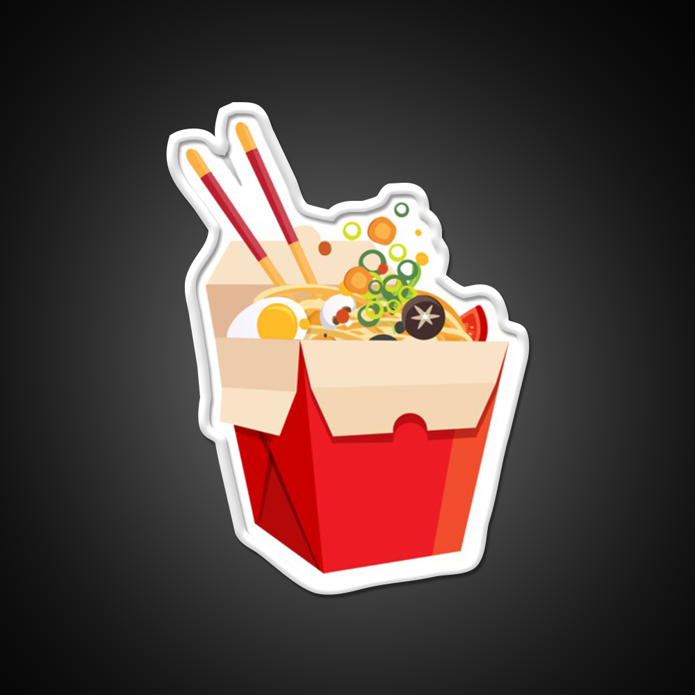 Chinese Noodles Food Led Neon Sign Chinese Food Rgb Color