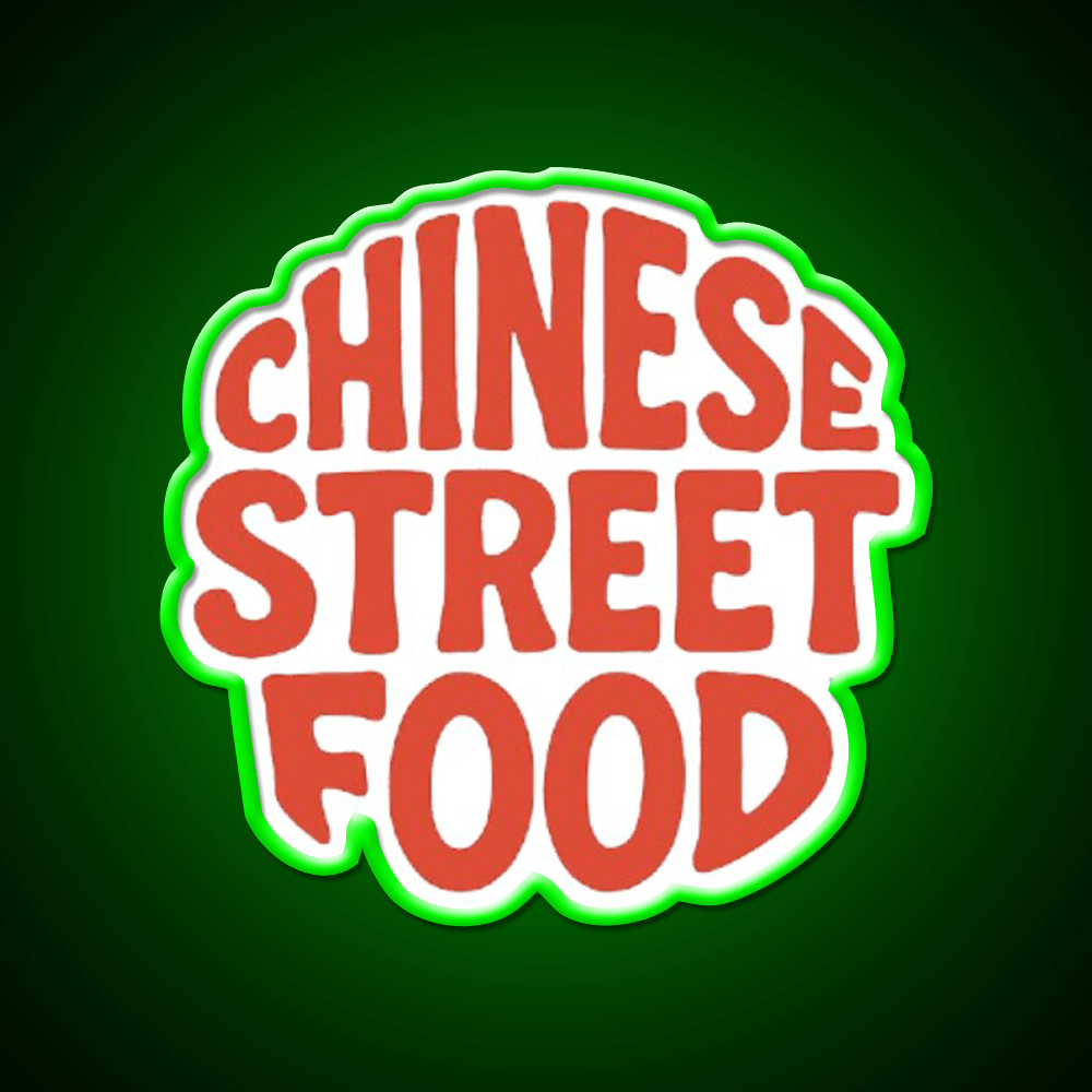 Chinese Street Food Led Neon Sign Chinese Food Rgb Color - Shineneon