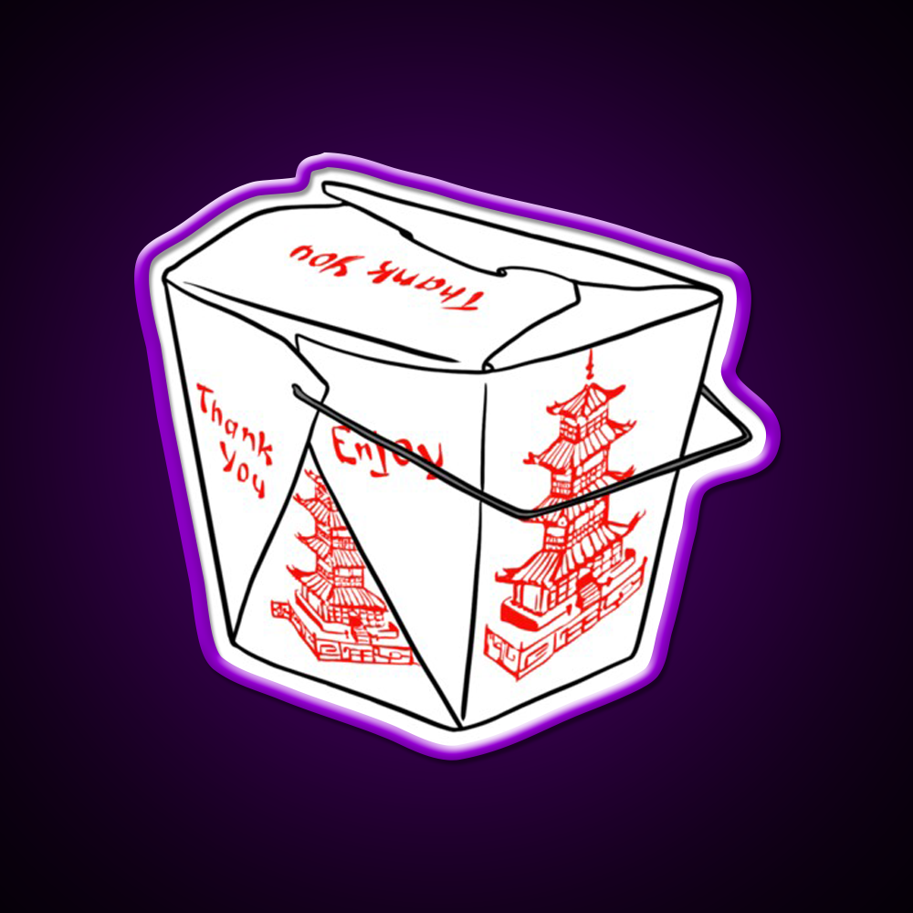 Chinese Take Out Led Neon Sign Chinese Food Rgb Color