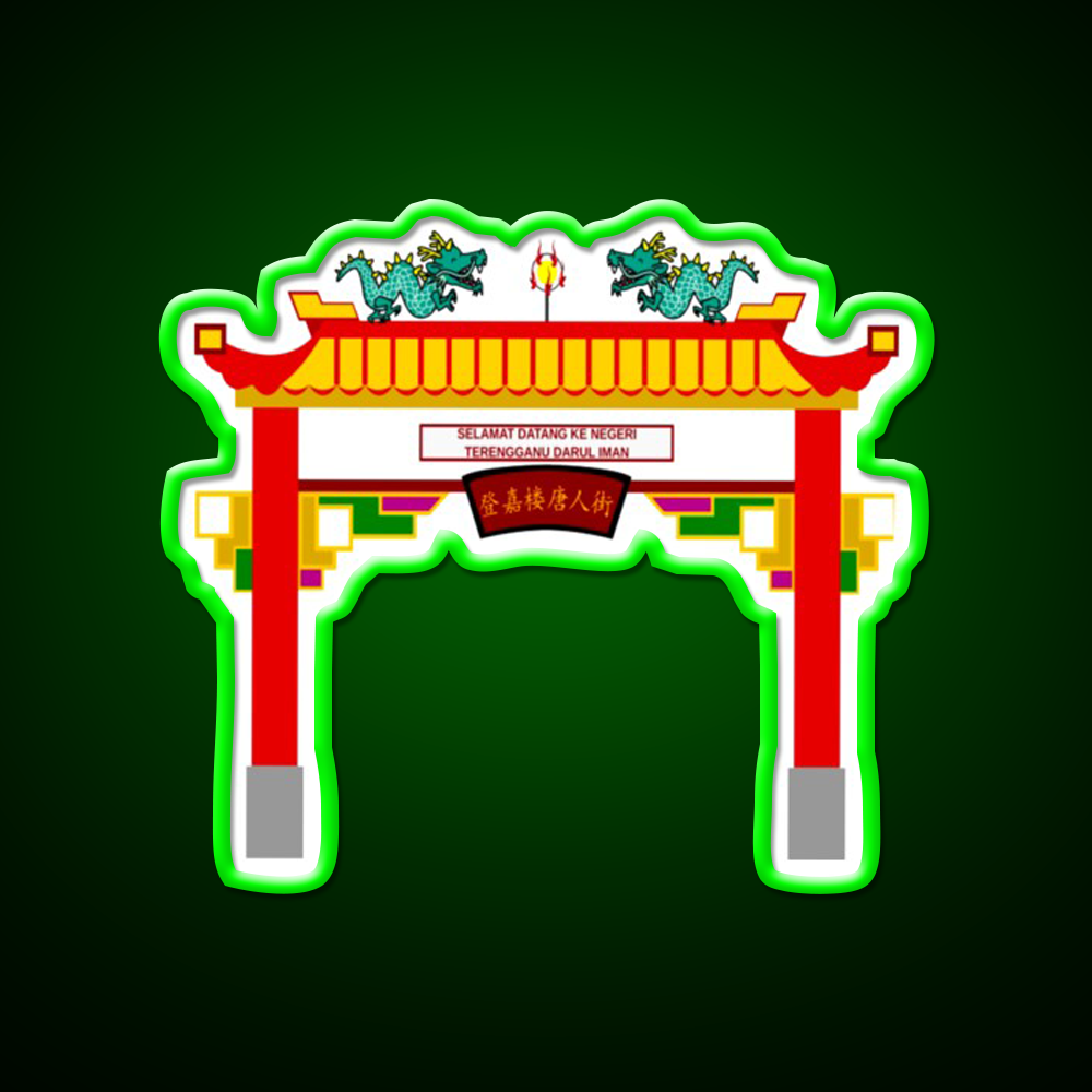 Chinese Temple Door Asian Cultural Led Neon Sign Rgb Color - LED neon sign view 8