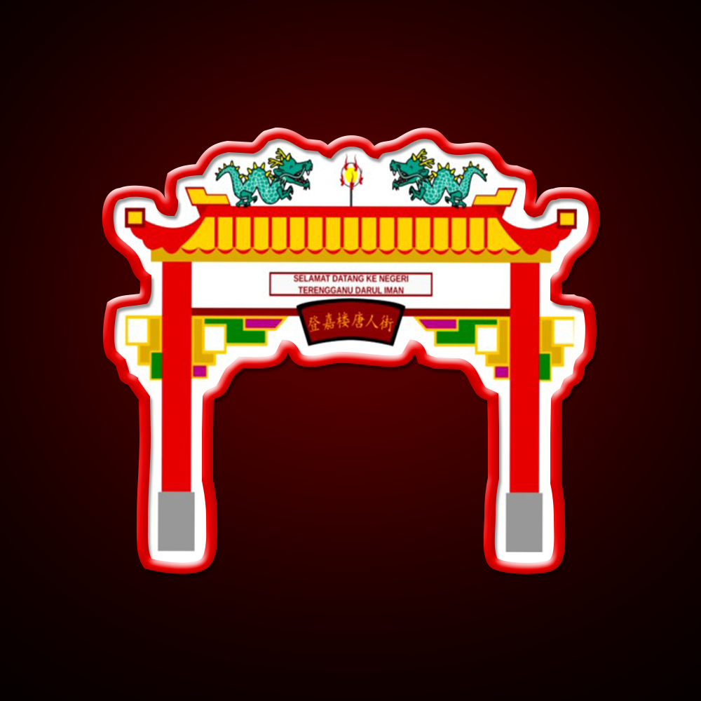 Chinese Temple Door Asian Cultural Led Neon Sign Rgb Color - LED neon sign view 10