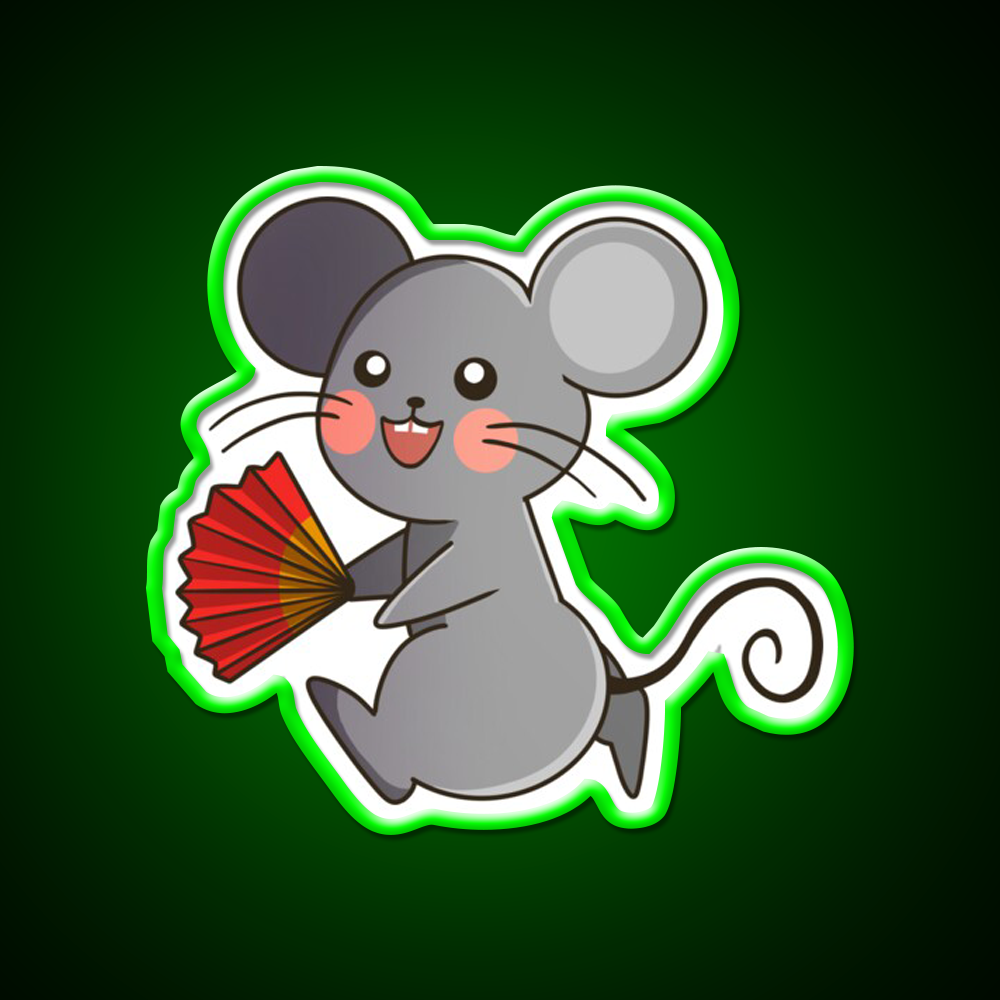 Chinese Zodiac Rat Asian Cultural Led Neon Sign Rgb Color - LED neon sign view 8