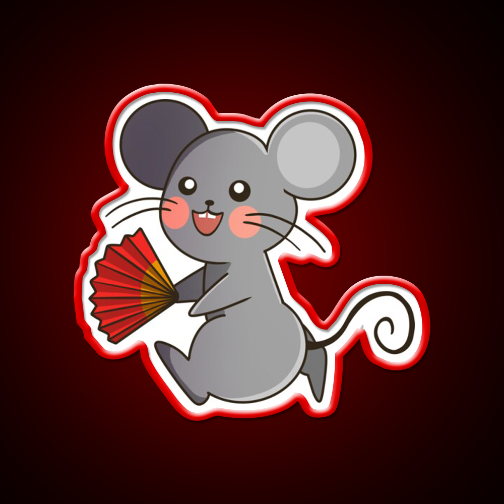Chinese Zodiac Rat Asian Cultural Led Neon Sign Rgb Color - LED neon sign view 10