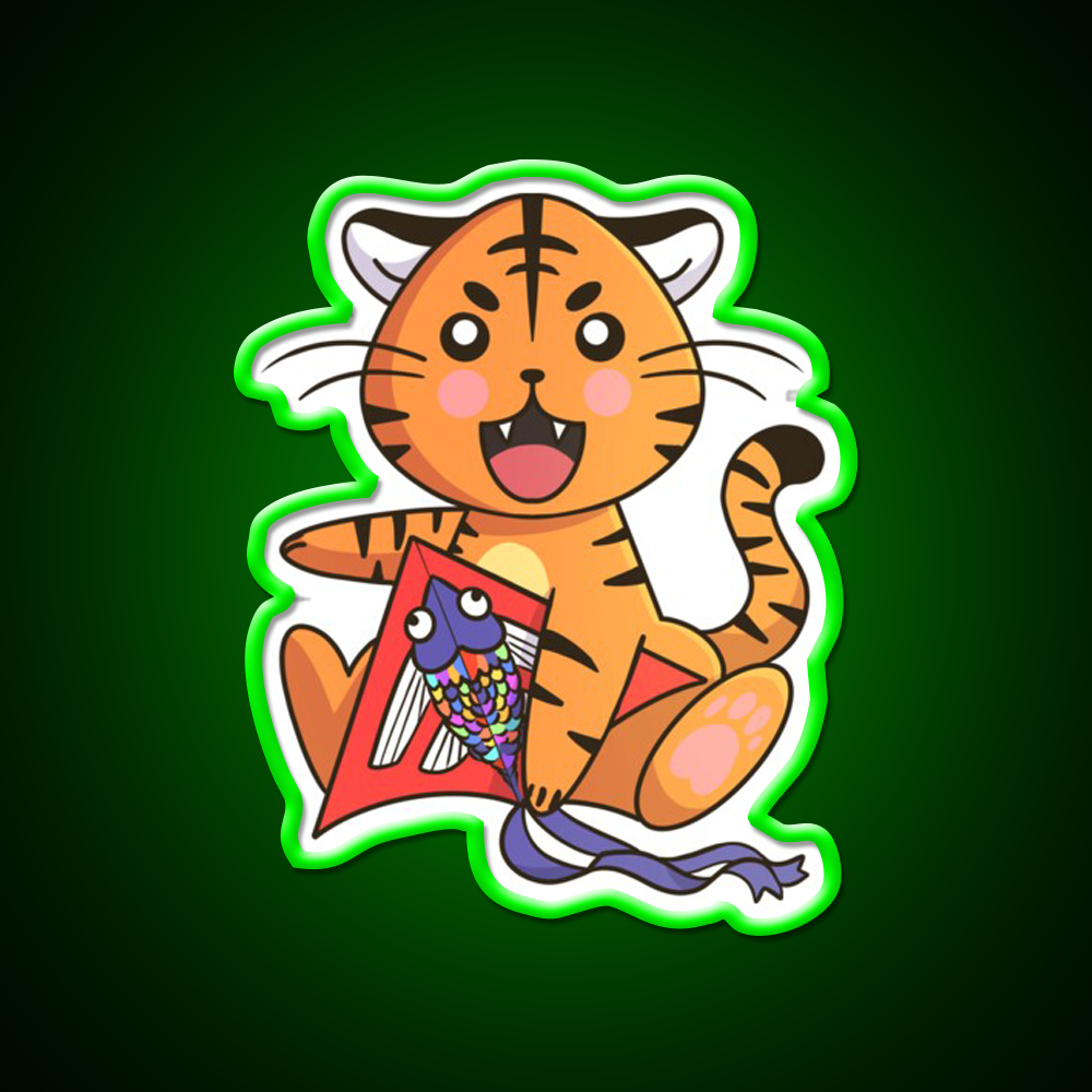 Chinese Zodiac Tiger Asian Cultural Led Neon Sign Rgb Color - LED neon sign view 8