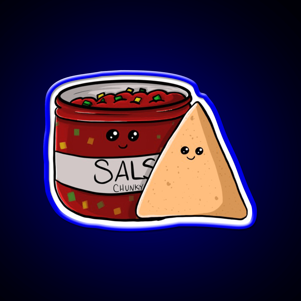 Chips And Salsa Snack Food Led Neon Sign Rgb Color - Shineneon