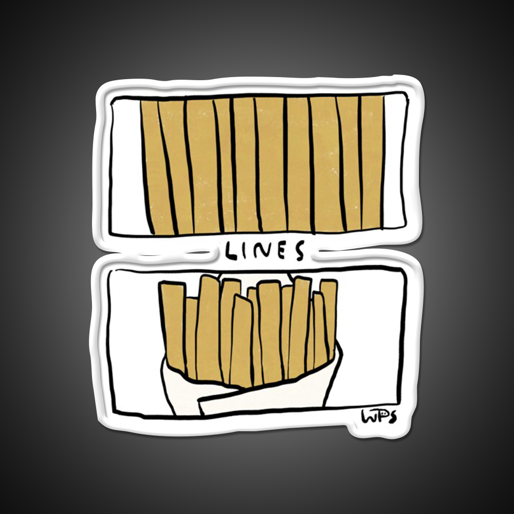 Chips For Lines Fast Food Led Neon Sign For Burger Place Rgb Color