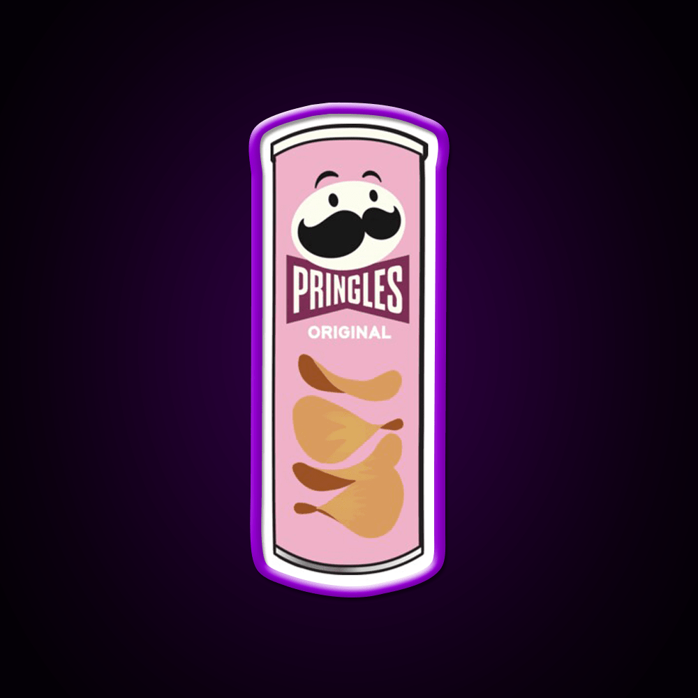 Chips Snack Pringles Snack Food Led Neon Sign Rgb Color - Shineneon