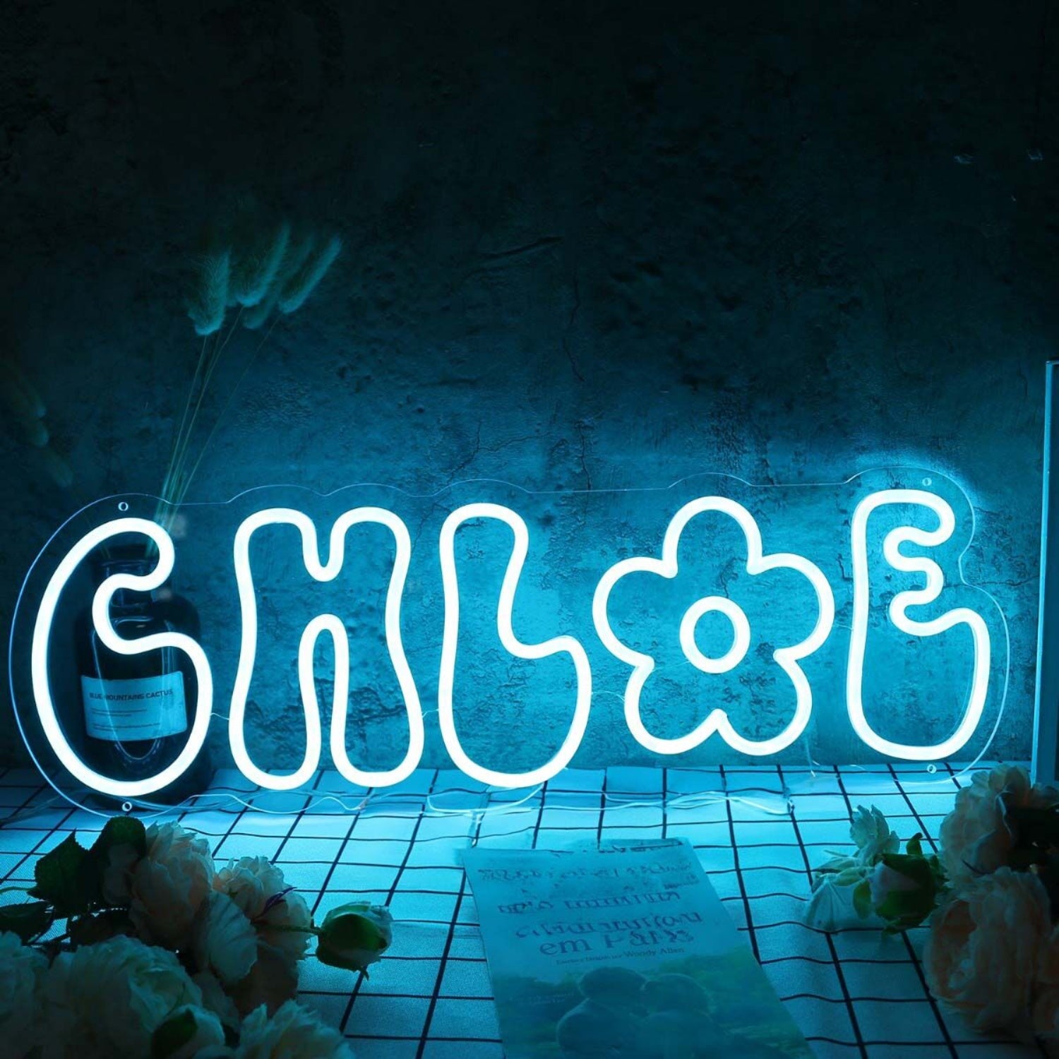 Chloe Blue Name Led Neon Sign | Shineneon
