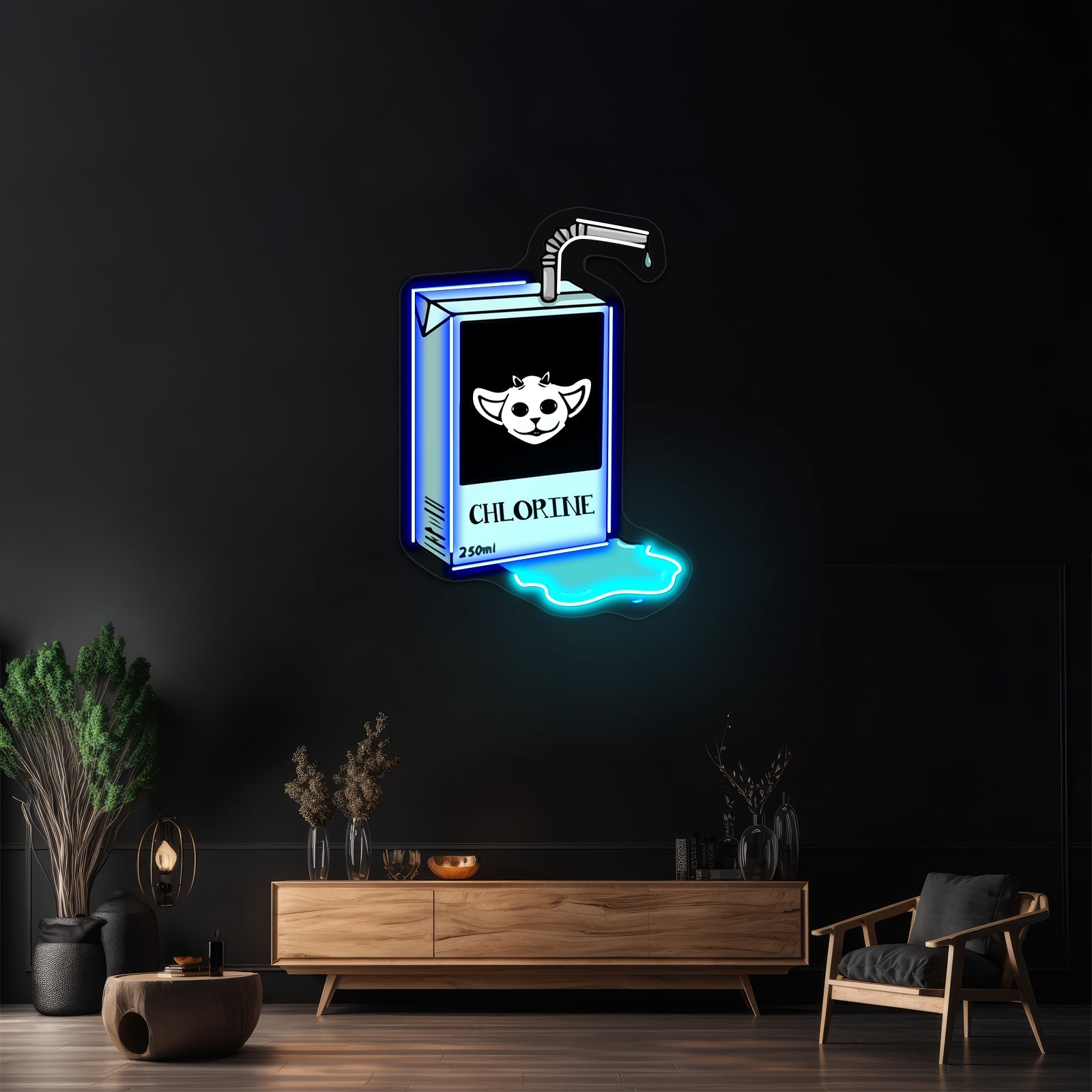 Chlorine Artwork Business Neon Sign - Shineneon