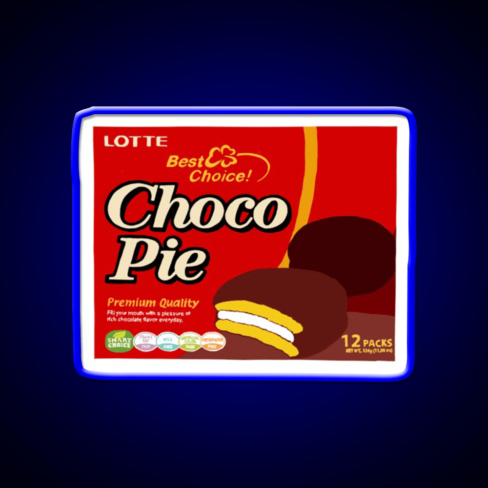 Choco Pie Snack Food Led Neon Sign Rgb Color - Shineneon
