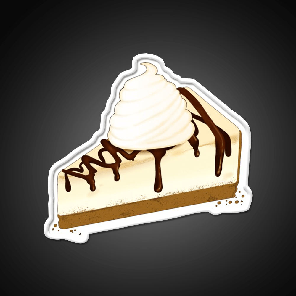 Chocolate Drizzle Cheesecake Snack Food Led Neon Sign Rgb Color - Shineneon