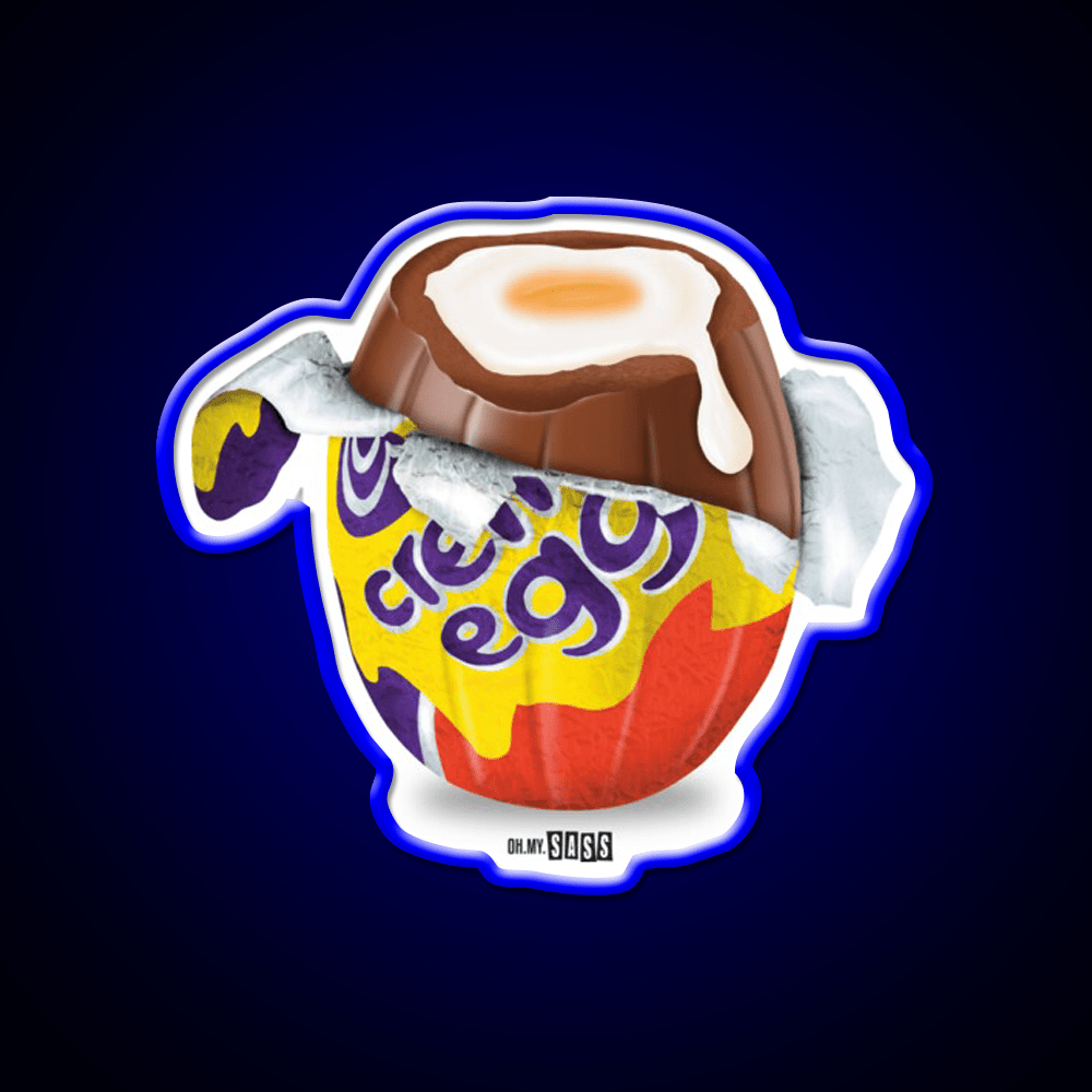 Chocolate Egg Easter Snack Food Led Neon Sign Rgb Color - Shineneon