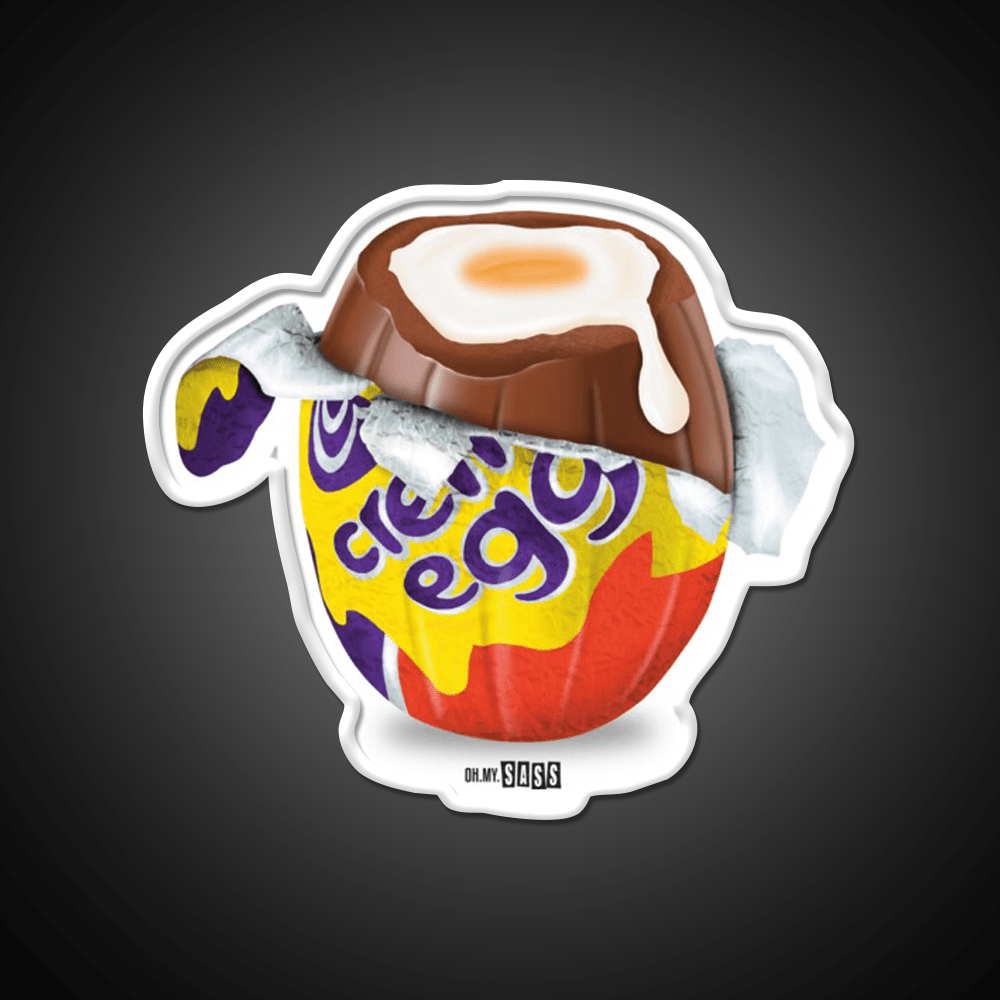 Chocolate Egg Easter Snack Food Led Neon Sign Rgb Color - Shineneon