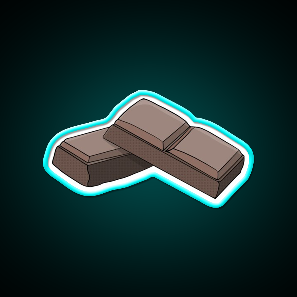 Chocolate Is Delicious Man Cave Bar Led Neon Sign Rgb Color