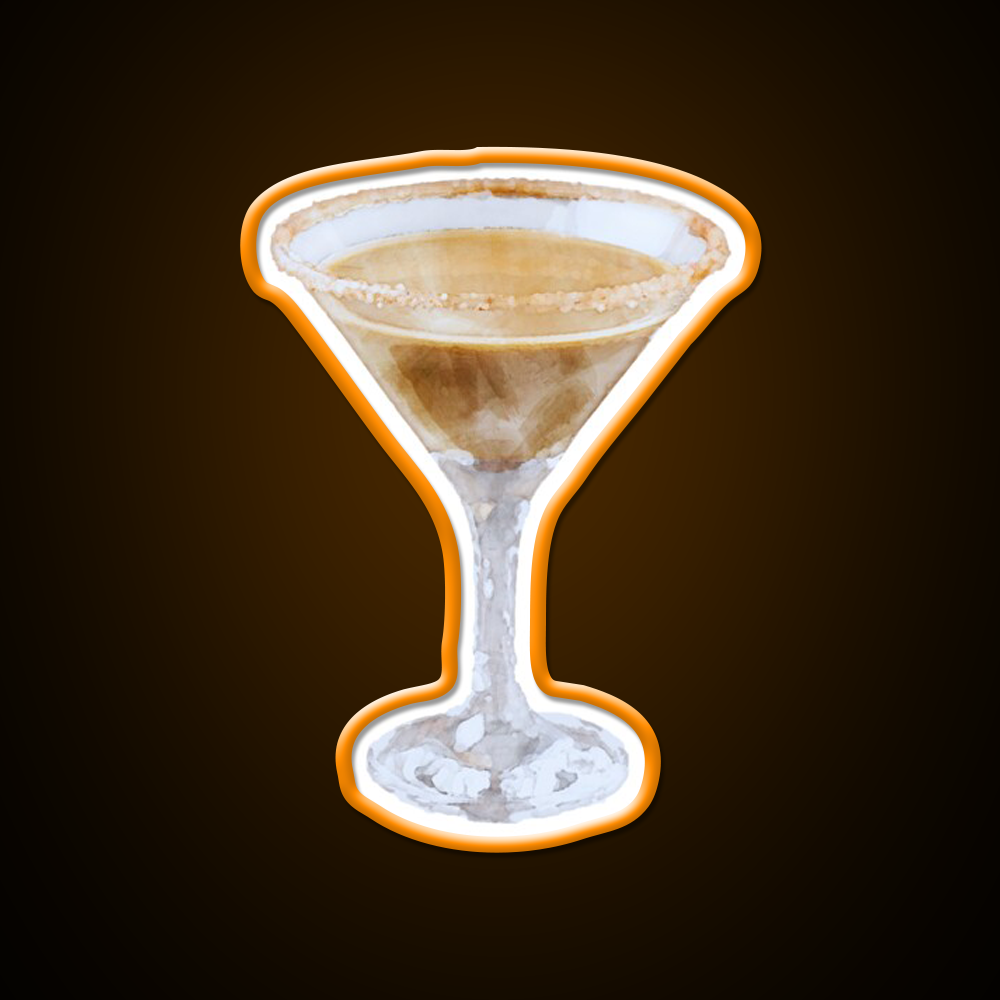Chocolate Martini Cocktail Bar Decor Led Neon Sign Rgb Color - LED neon sign view 6
