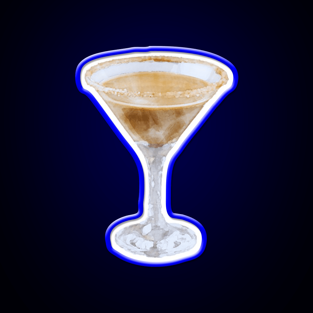 Chocolate Martini Cocktail Bar Decor Led Neon Sign Rgb Color - Shineneon