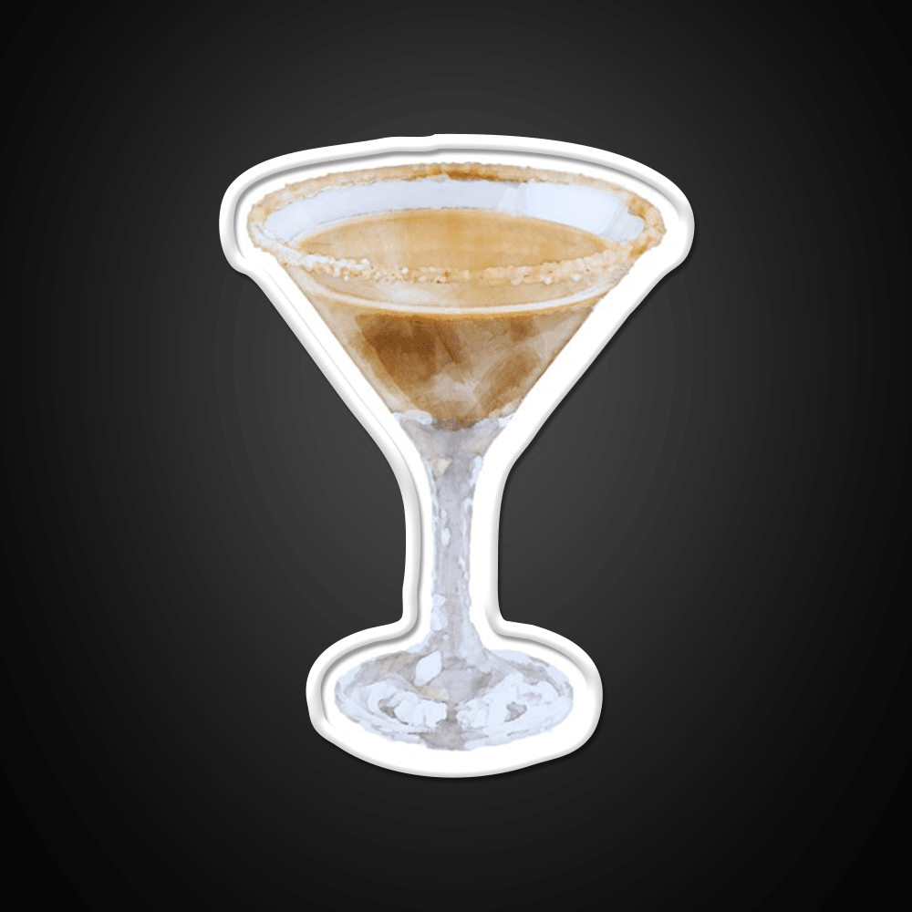Chocolate Martini Cocktail Bar Decor Led Neon Sign Rgb Color - Shineneon