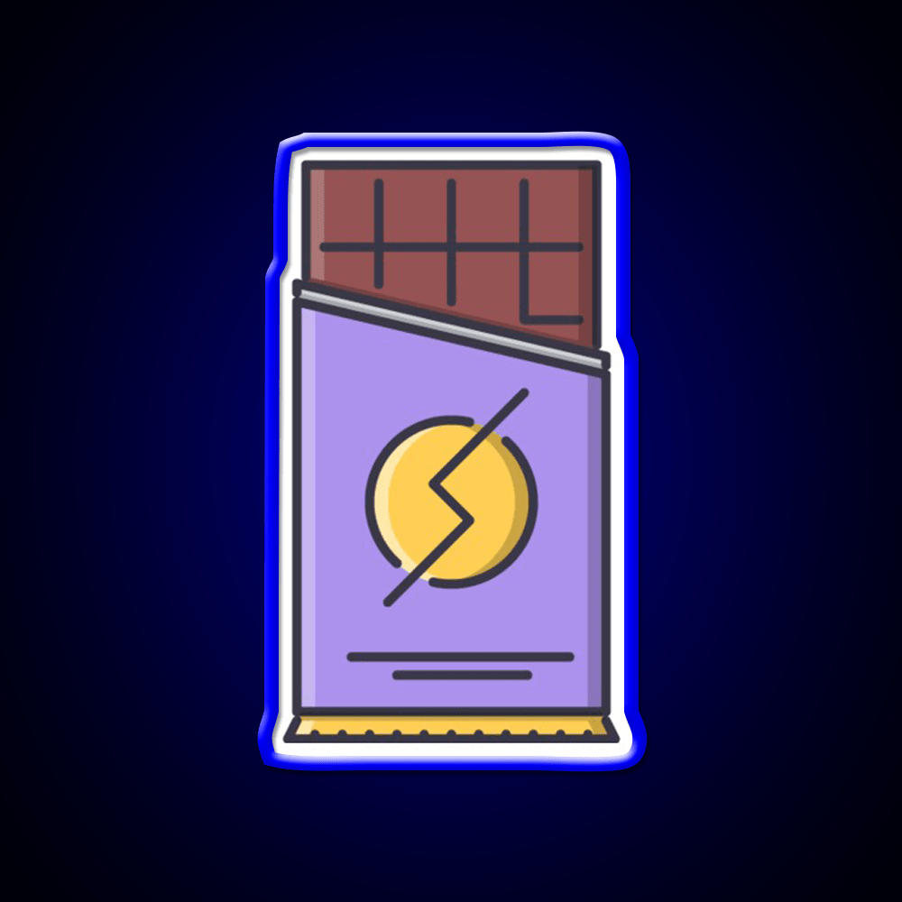 Chocolate Snack Food Led Neon Sign For Snack Room Rgb Color - Shineneon
