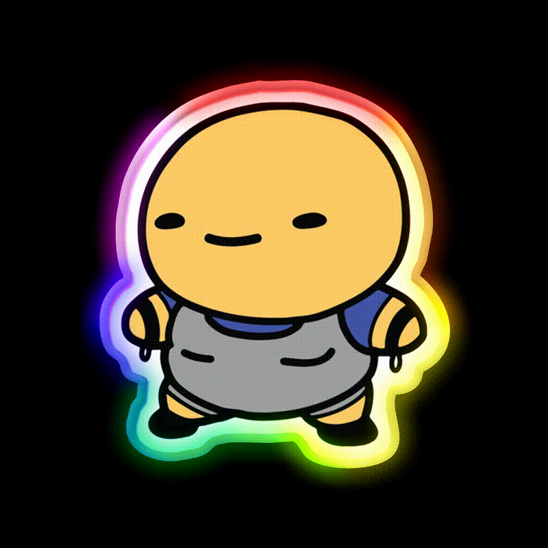 Chonky Lifter Gym Fitness Led Neon Sign Rgb Color
