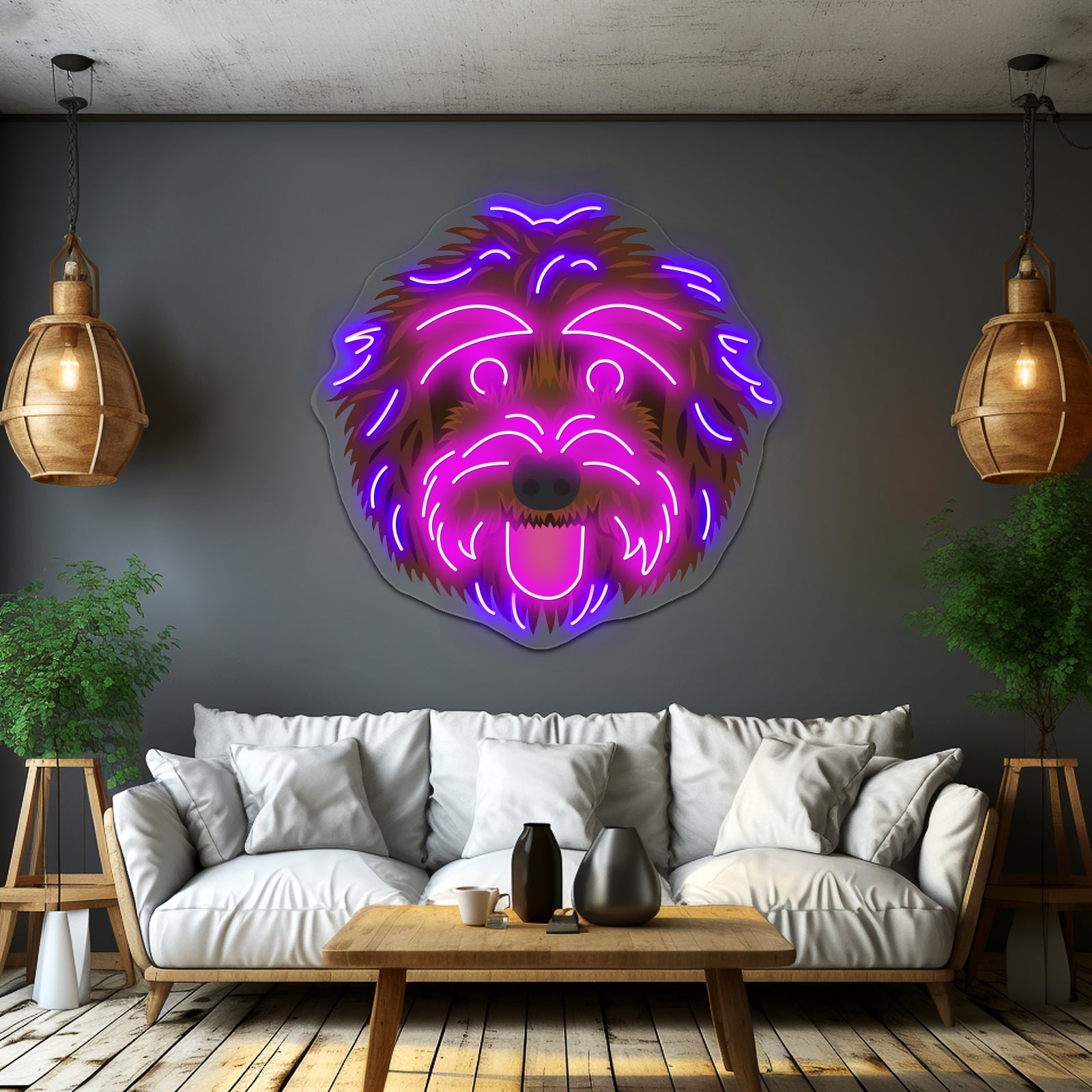 Choose Happiness Flower Neon Sign Art - Shineneon