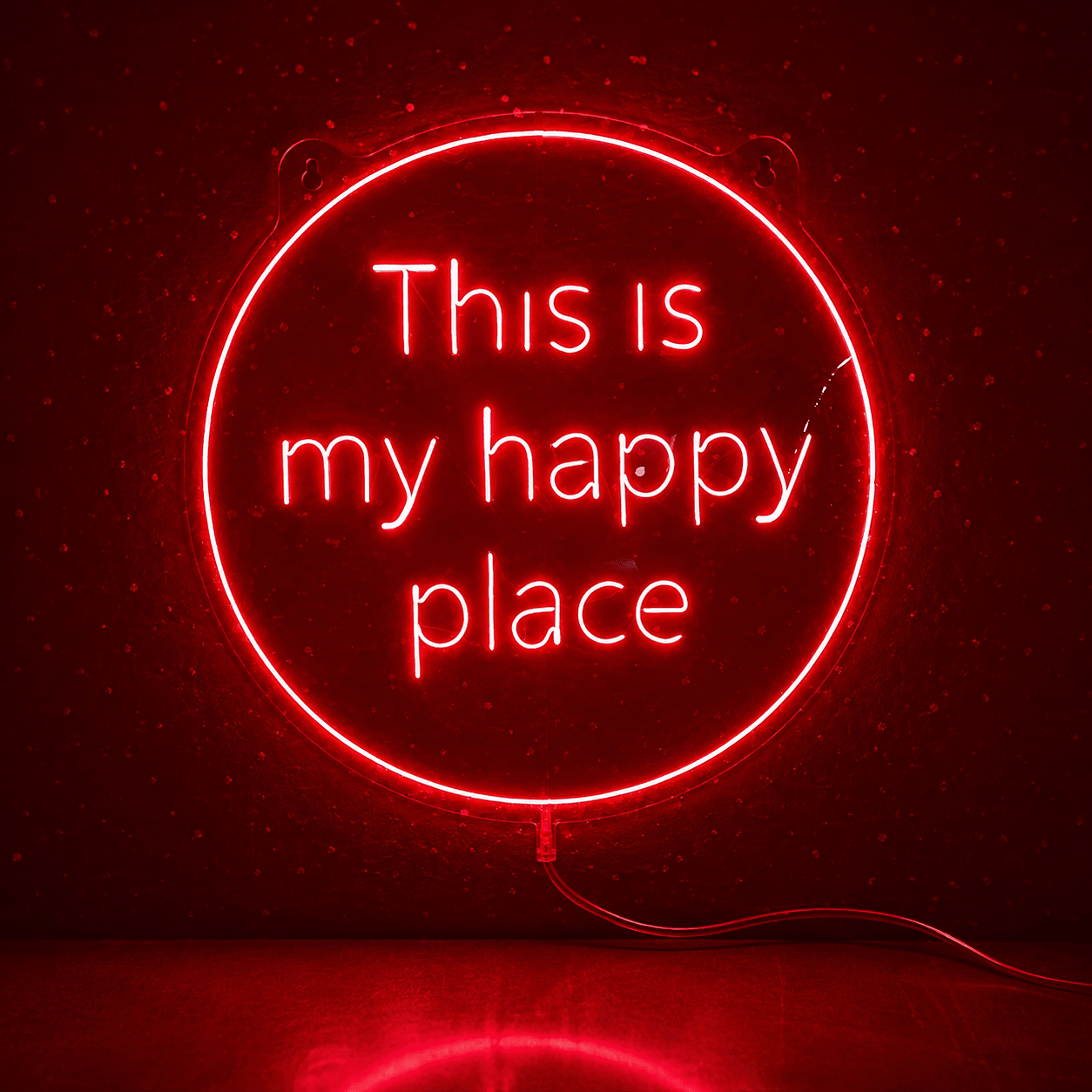 Choose Happy Acrylic Wall Light LED Neon Sign - Shineneon