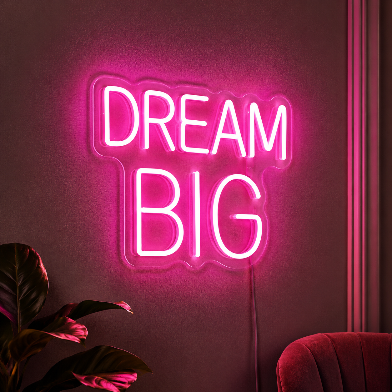 Choose Happy Bedroom Wall Light LED Neon Sign - 02 High-Converting Product Image
