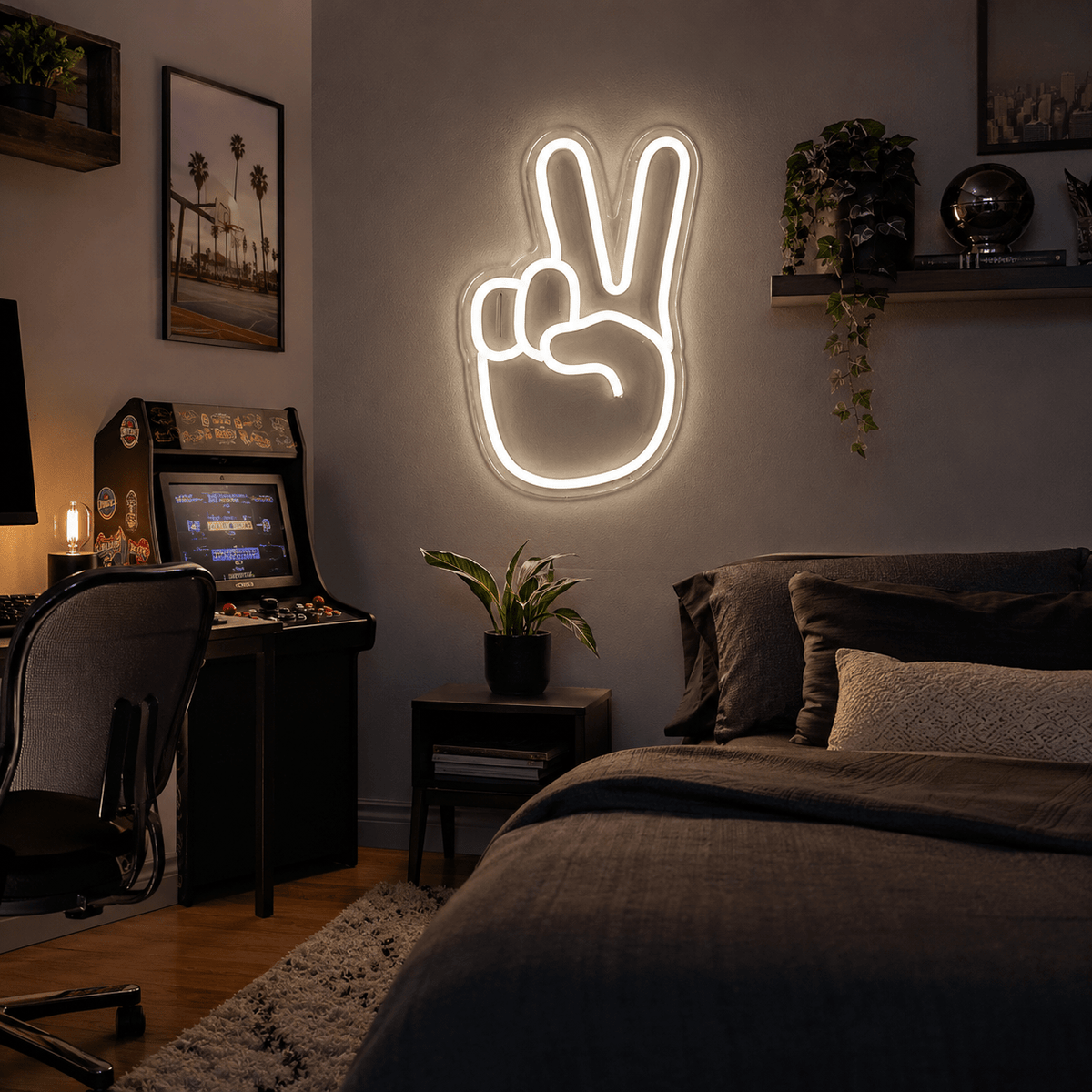 Choose Happy Sign Wall Decor LED Neon Sign - Shineneon