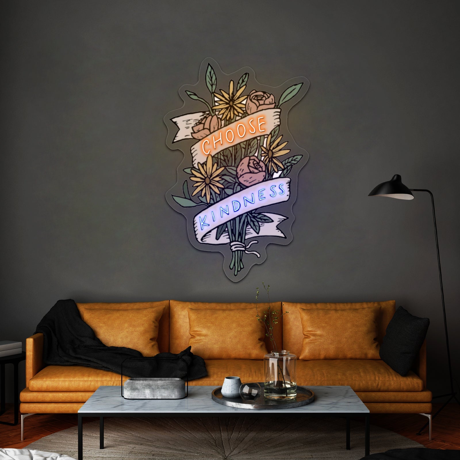 Choose Kindness Bouquet Neon Signs For Led Neon - Shineneon