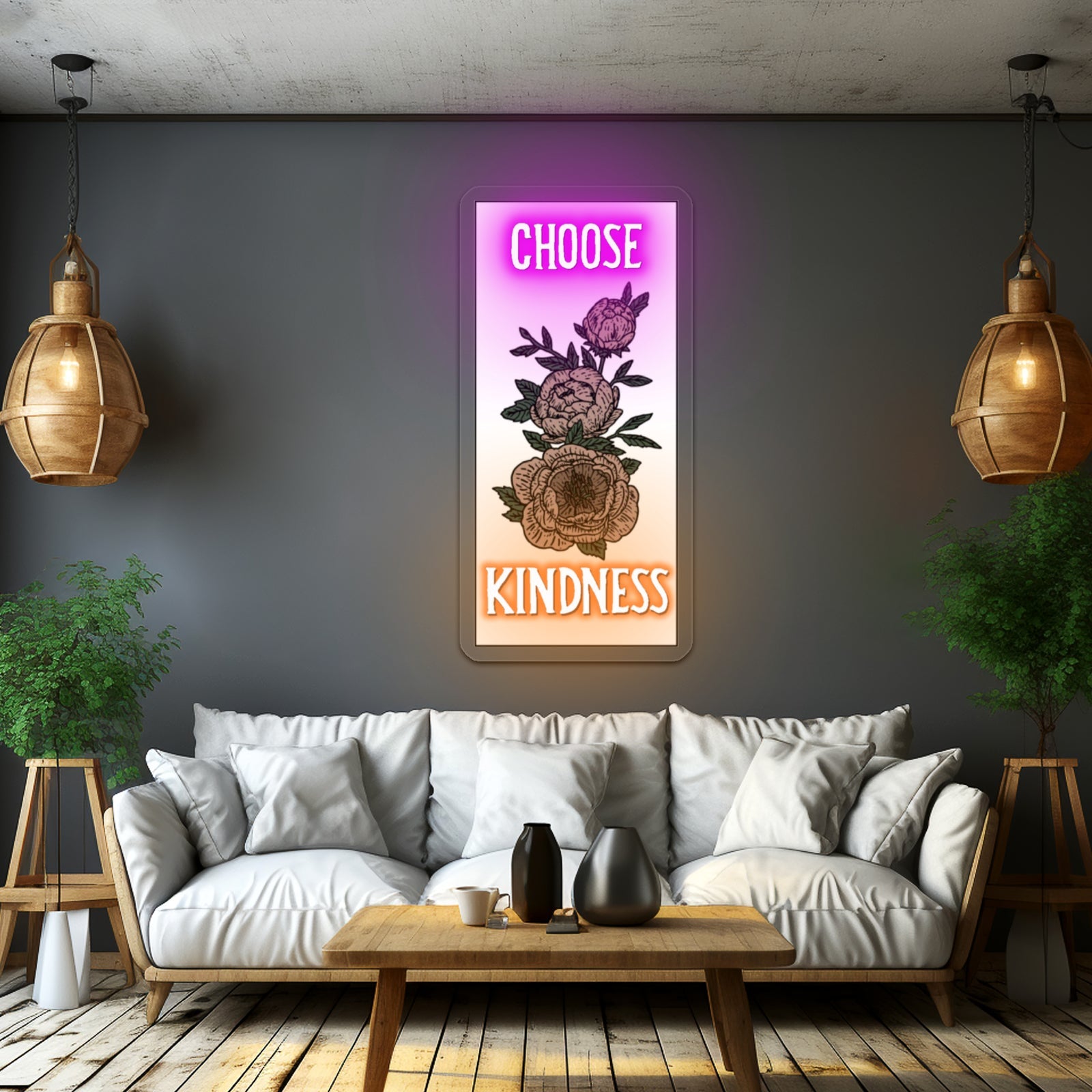 Choose Kindness Neon Signs Neon Signs For Neon Sign Wall Art - Shineneon