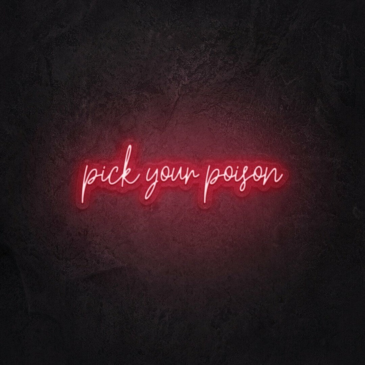 Choose Your Poison Led Neon Sign - Shineneon