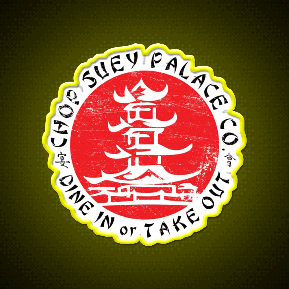 Chop Suey Palace Led Neon Sign Chinese Food Rgb Color