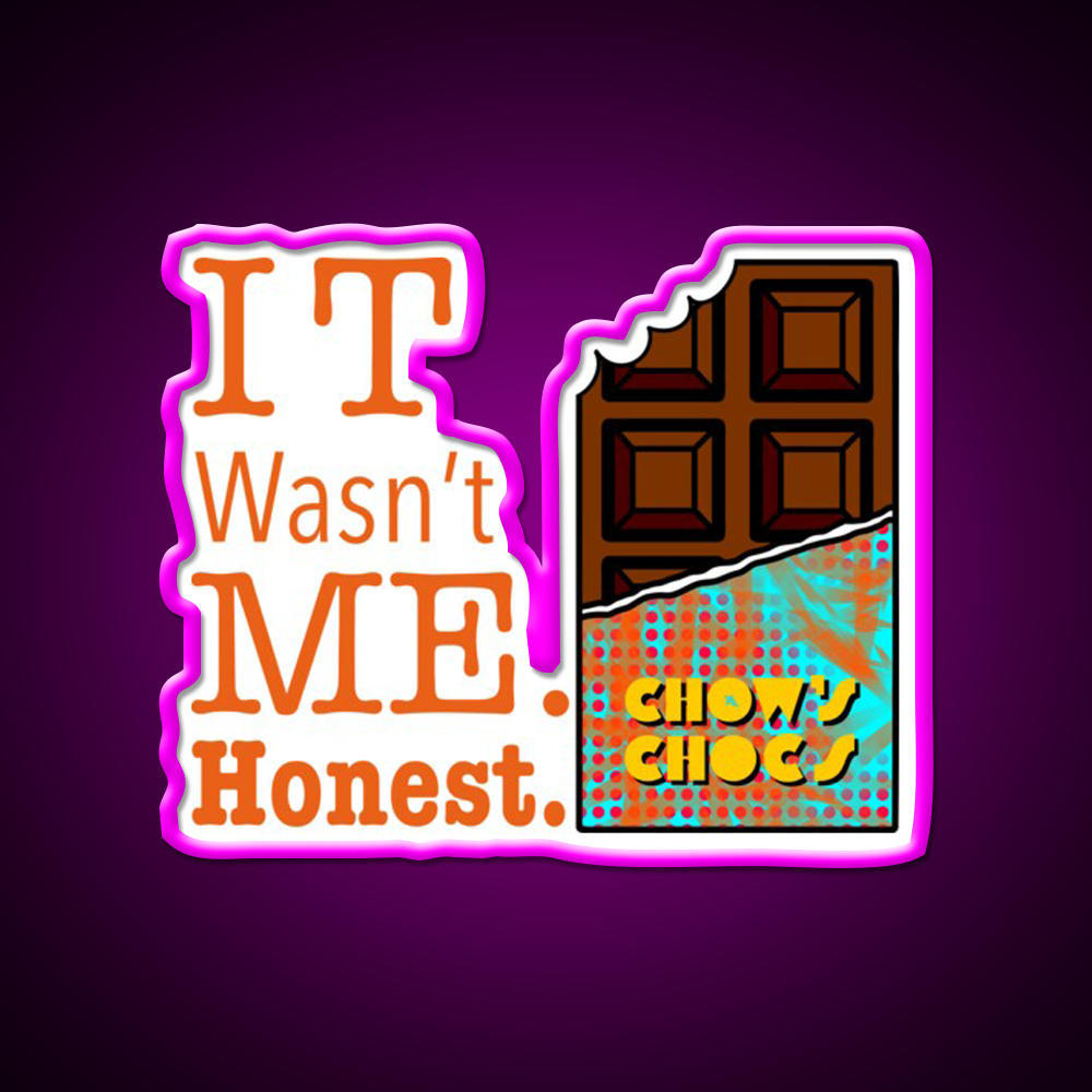 Chowlets Chocolate Man Cave Bar Led Neon Sign Rgb Color