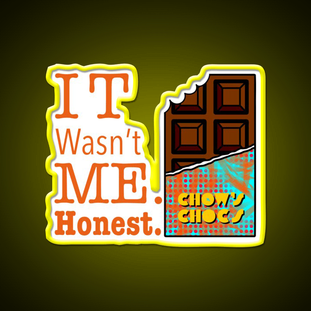 Chowlets Chocolate Man Cave Bar Led Neon Sign Rgb Color