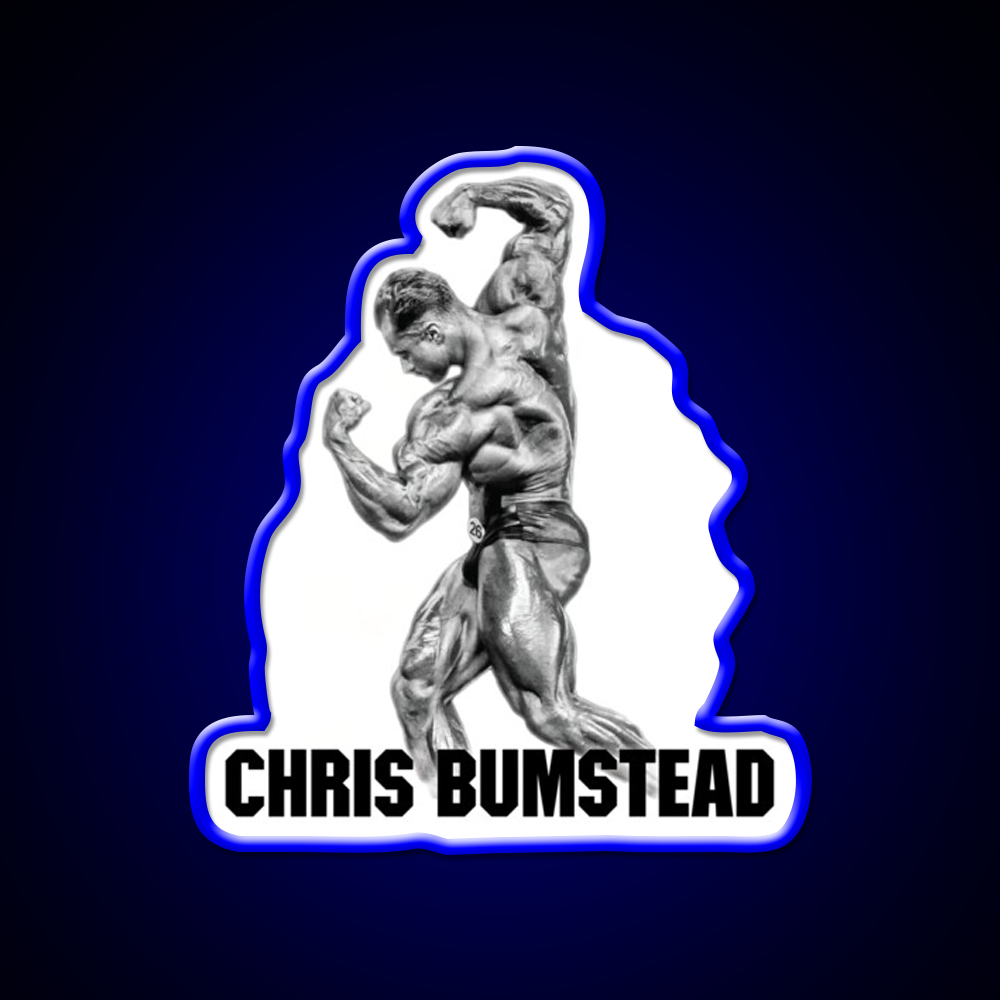 Chris Bumstead Cbum Arnold Pose Gym Fitness Led Neon Sign Rgb Color - LED neon sign view 5