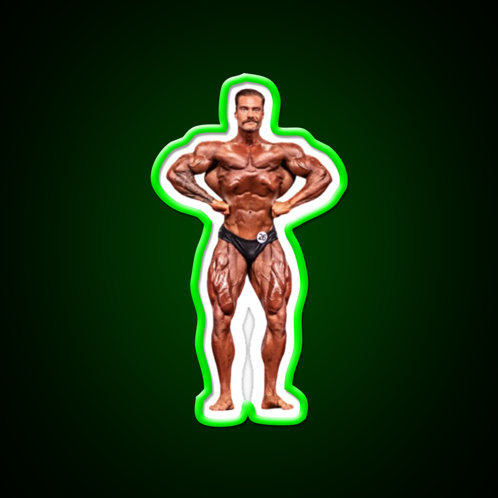 Chris Bumstead Cbum Gym Motivation Gym Fitness Led Neon Sign Rgb Color