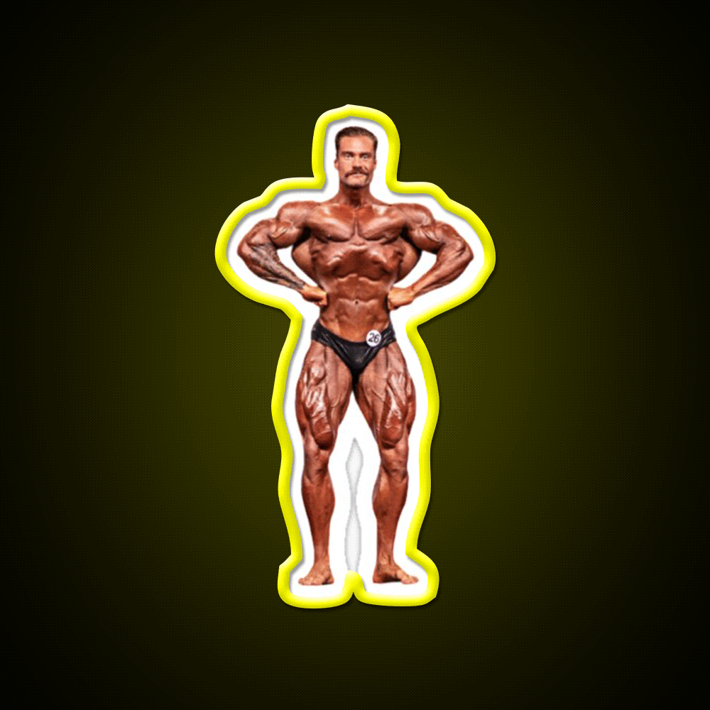 Chris Bumstead Cbum Gym Motivation Gym Fitness Led Neon Sign Rgb Color